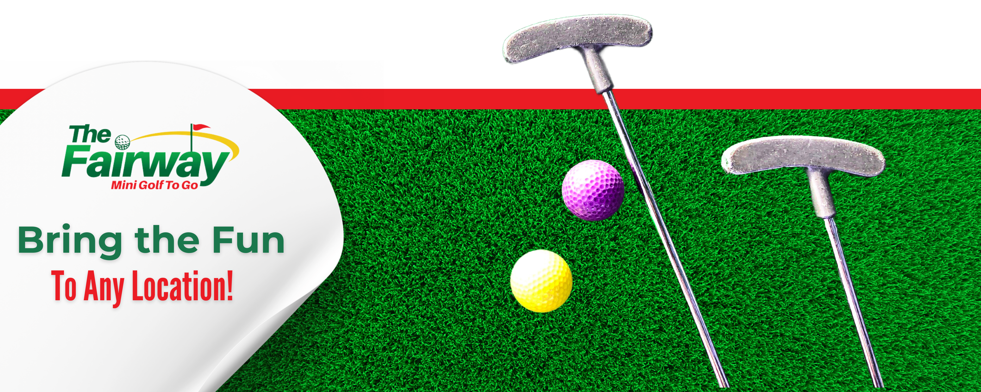 The Fairway Mini Golf To Go graphic